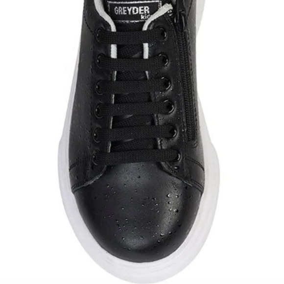 GREYDER Kids Thick Sole Real Leather Sneakers 12 - Picture 6 of 8